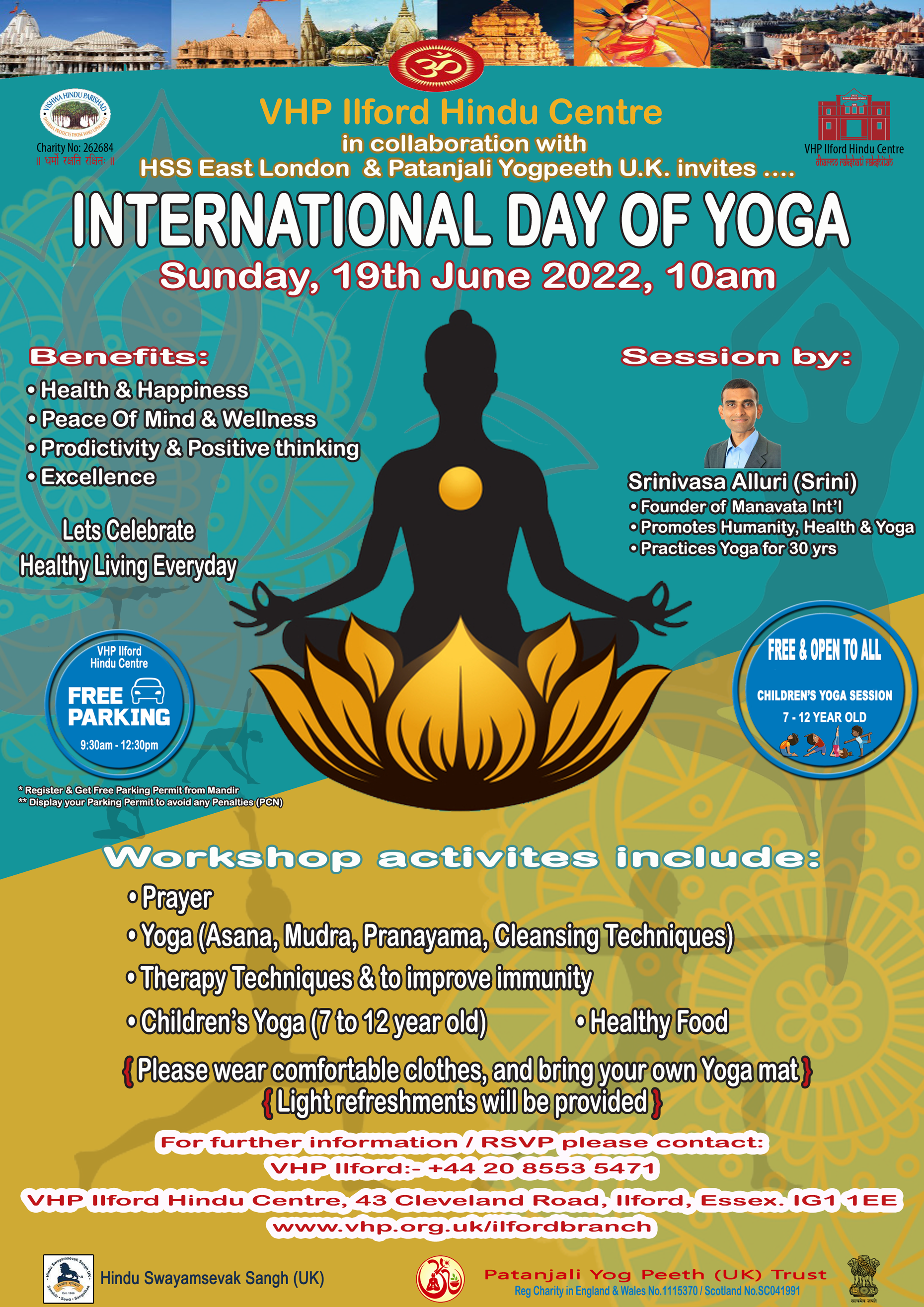 VHP Ilford International Day of Yoga